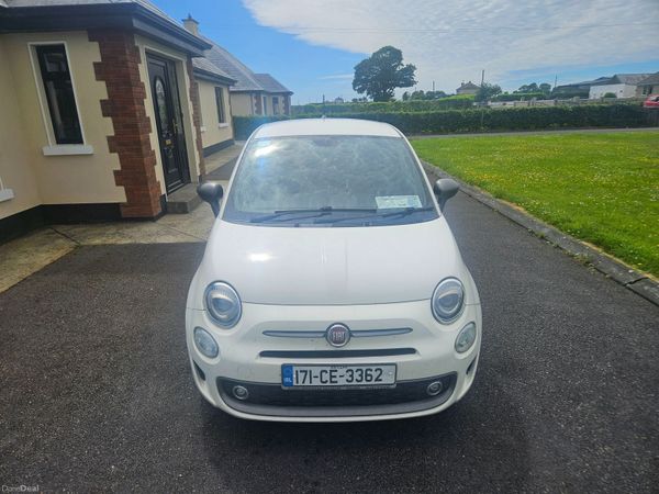 Fiat 500 Hatchback, Petrol, 2017, White