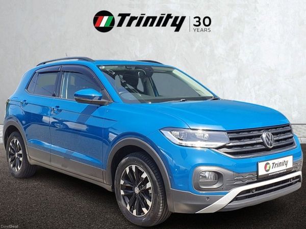 Volkswagen T-Cross SUV, Petrol, 2020, Blue