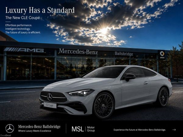 Mercedes-Benz CLE Coupe, Diesel Plug-in Hybrid, 2026, Grey