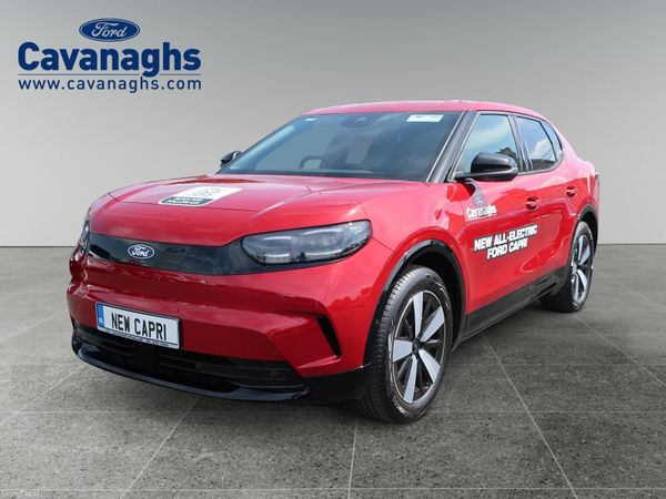 Ford Capri Hatchback, Electric, 2026, Red