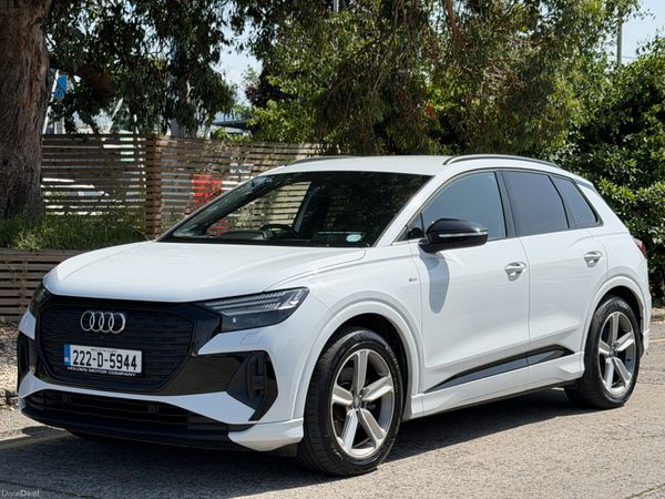 Audi Q4 e-tron SUV, Electric, 2022, White