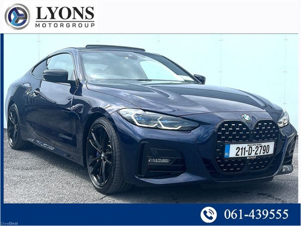 BMW 4-Series Coupe, Diesel, 2021, Blue