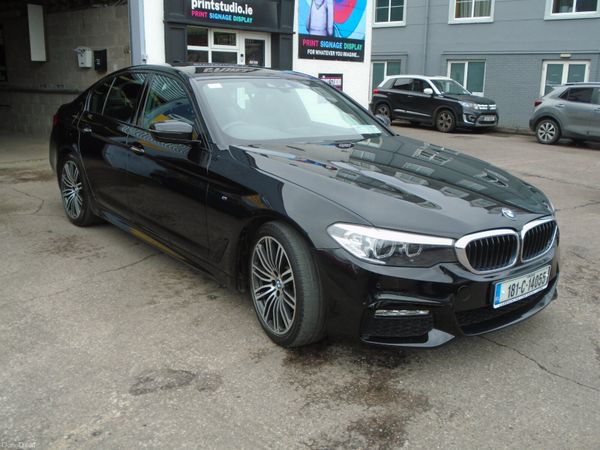 BMW 5-Series Saloon, Diesel, 2018, Black