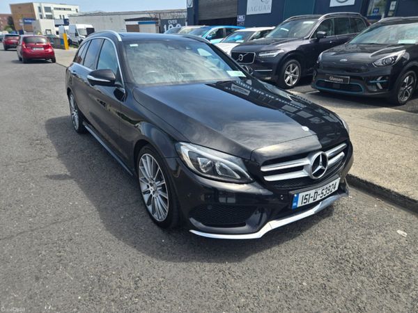 Mercedes-Benz C-Class Estate, Diesel Hybrid, 2015, Black