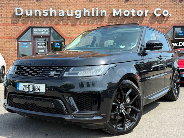 Land Rover Range Rover Sport SUV, Petrol Plug-in Hybrid, 2021, Black