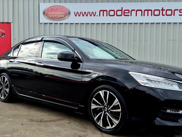 Honda Accord Saloon, Petrol Hybrid, 2018, Black