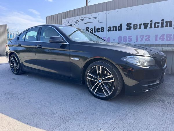 BMW 5-Series Saloon, Diesel, 2014, Black