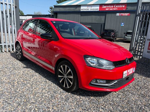 Volkswagen Polo Hatchback, Petrol, 2017, Red