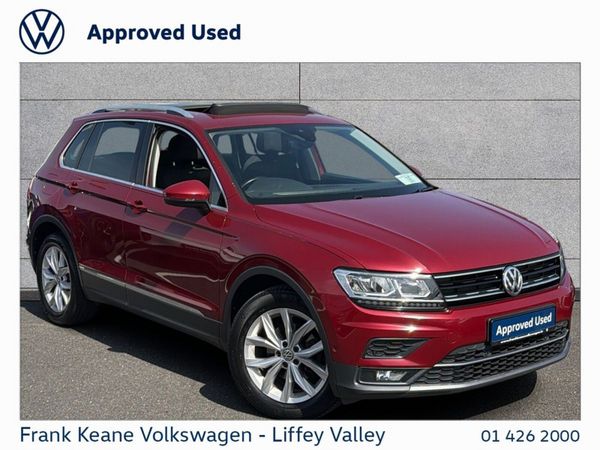 Volkswagen Tiguan SUV, Diesel, 2019, Red