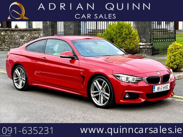 BMW 4-Series Coupe, Diesel, 2018, Red