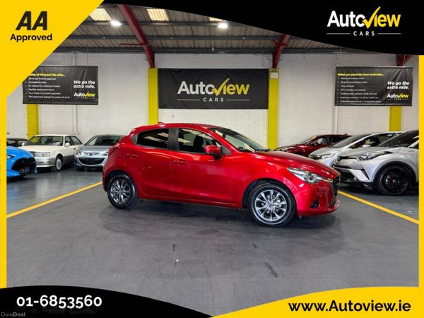 Mazda Demio Hatchback, Petrol, 2017, Red