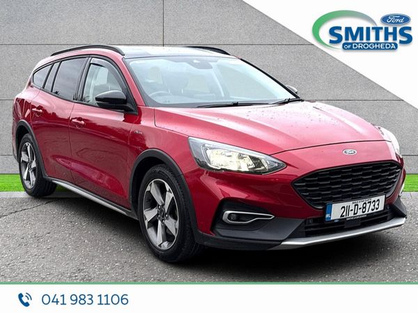 Ford Focus Estate, Petrol, 2021, Red