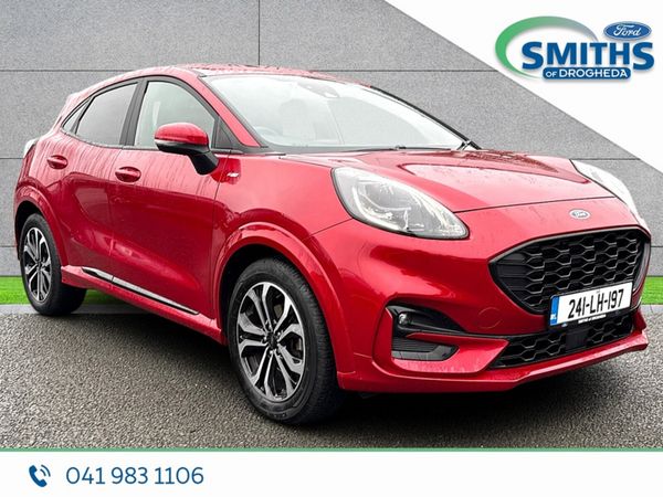 Ford Puma MPV, Petrol Hybrid, 2024, Red