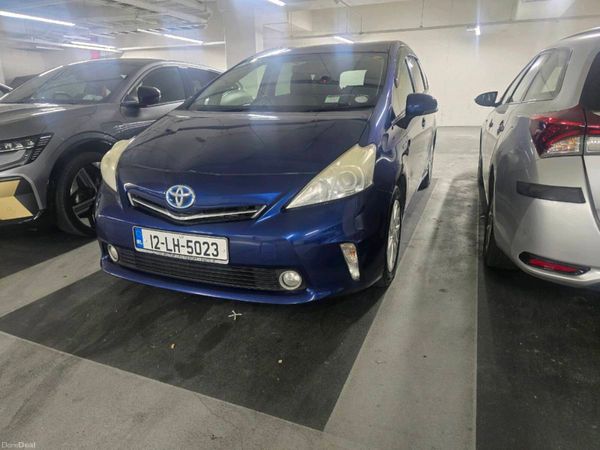 Toyota Prius MPV, Petrol Hybrid, 2012, Blue