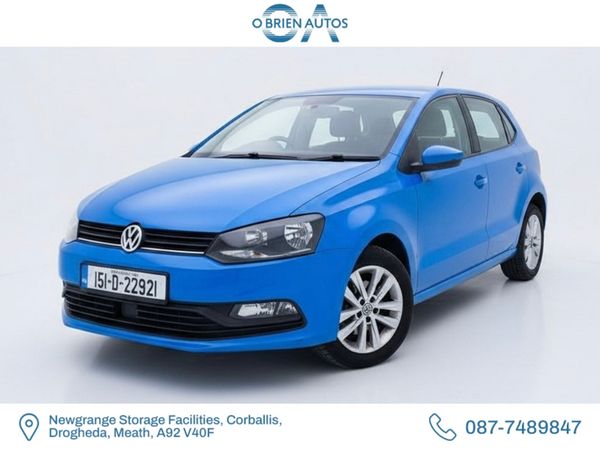 Volkswagen Polo Hatchback, Petrol, 2015, Blue