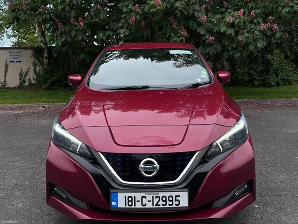 Nissan Leaf Hatchback, Electric, 2018, Red