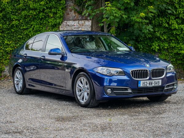 BMW 5-Series Saloon, Diesel, 2015, Blue