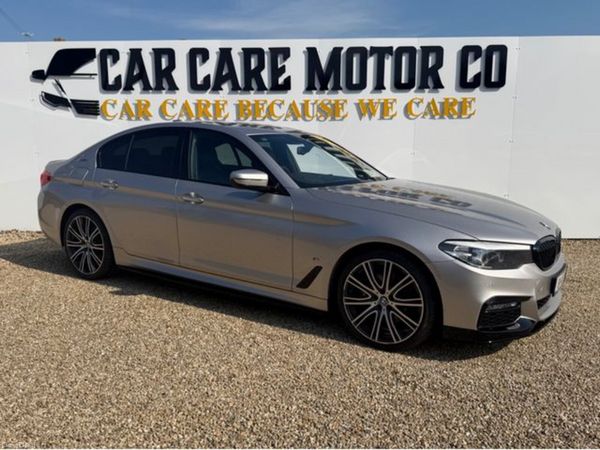 BMW 5-Series Saloon, Petrol Plug-in Hybrid, 2018, Silver