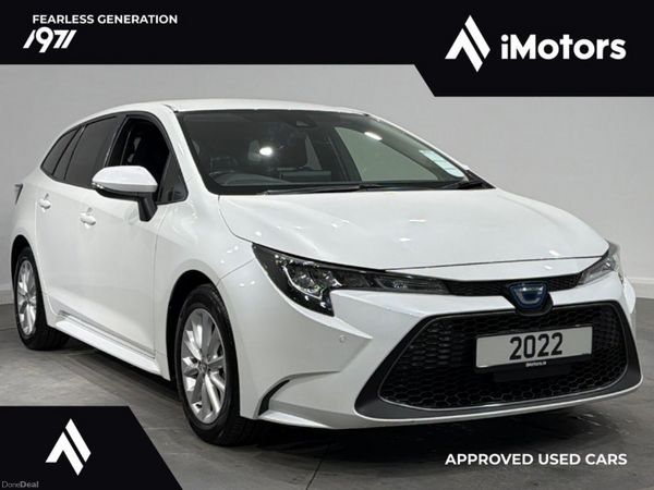 Toyota Corolla Estate, Petrol Hybrid, 2022, White