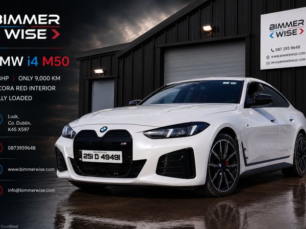 BMW i4 Coupe, Electric, 2025, White