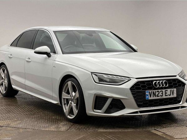 Audi A4 Saloon, Diesel Hybrid, 2023, White