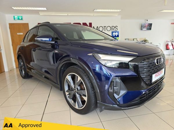 Audi Q4 Estate, Electric, 2022, Blue