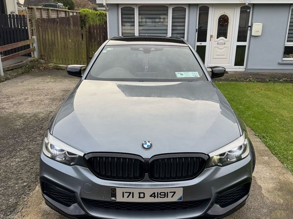 BMW 5-Series Saloon, Petrol, 2017, Grey