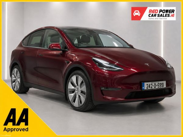 Tesla Model Y MPV, Electric, 2024, Red