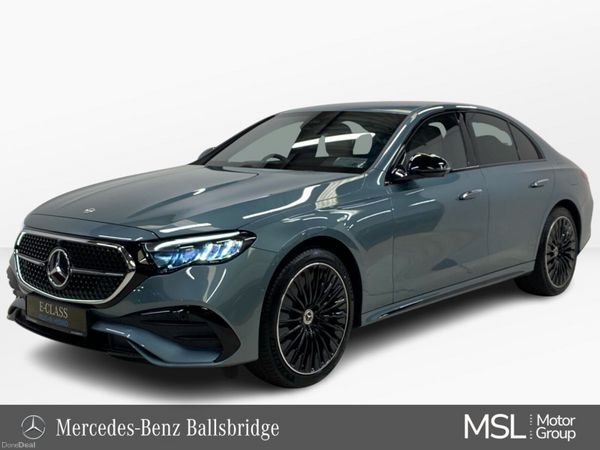 Mercedes-Benz E-Class Saloon, Petrol Plug-in Hybrid, 2026, Silver
