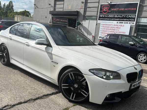 BMW 5-Series Saloon, Diesel, 2014, White
