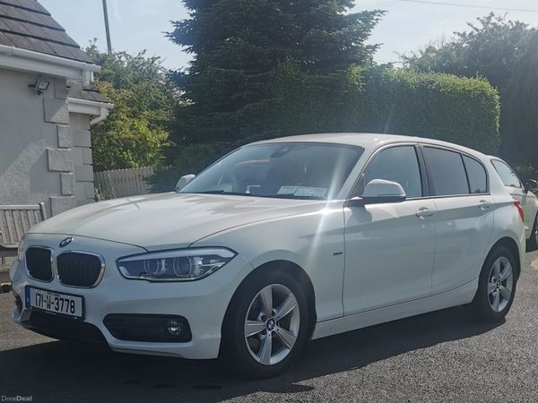 BMW 1-Series Hatchback, Petrol, 2017, White