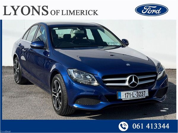 Mercedes-Benz C-Class Saloon, Diesel, 2017, Blue