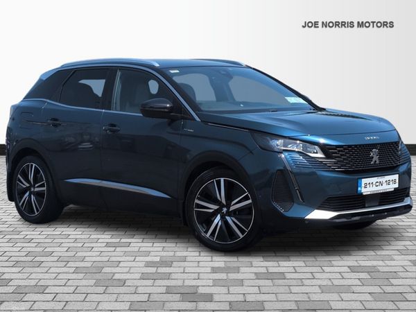 Peugeot 3008 Hatchback, Petrol Plug-in Hybrid, 2021, Blue