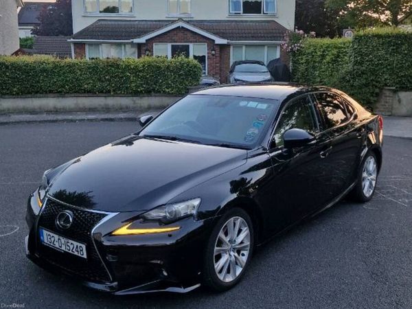 Lexus IS Saloon, Petrol Hybrid, 2013, Black