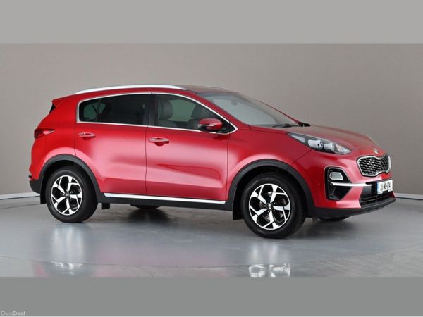 Kia Sportage MPV, Diesel Hybrid, 2021, Red