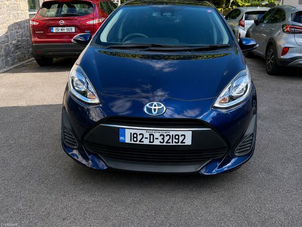 Toyota Aqua Hatchback, Petrol Hybrid, 2018, Blue