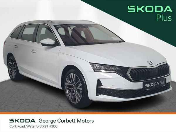 Skoda Octavia Estate, Diesel, 2025, White