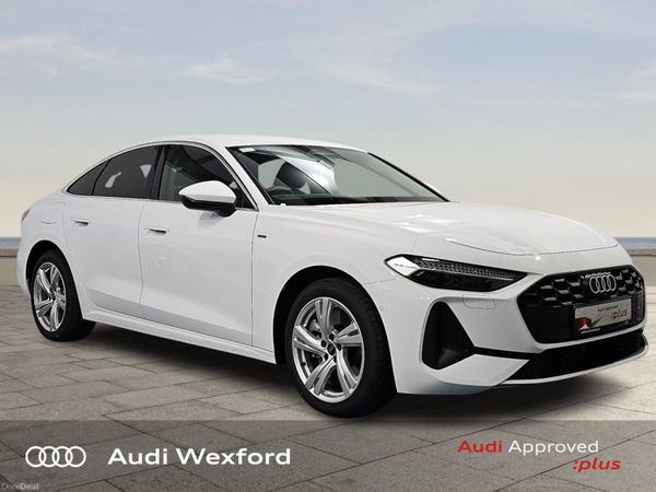 Audi A5 Saloon, Petrol Hybrid, 2026, White