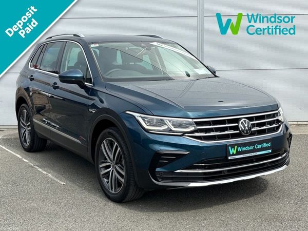 Volkswagen Tiguan SUV, Petrol Plug-in Hybrid, 2024, Blue