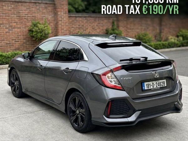 Honda Civic Hatchback, Petrol, 2018, Grey