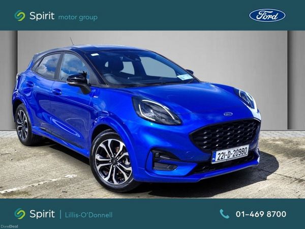 Ford Puma MPV, Petrol Hybrid, 2022, Blue
