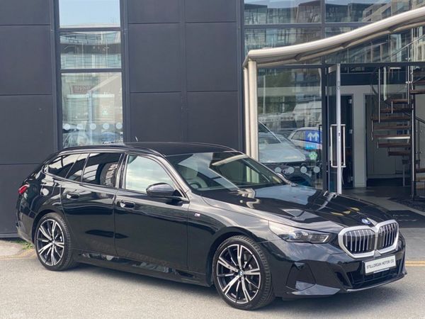 BMW 5-Series Estate, Petrol Plug-in Hybrid, 2025, Black