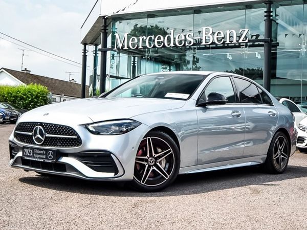 Mercedes-Benz C-Class Saloon, Diesel Hybrid, 2023, Silver