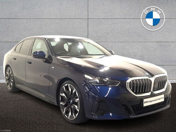 BMW 5-Series Saloon, Petrol Plug-in Hybrid, 2024, Blue