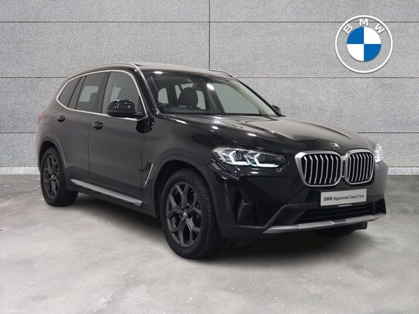 BMW X3 SUV, Diesel Hybrid, 2023, Black