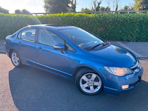 Honda Civic Saloon, Petrol, 2007, Blue