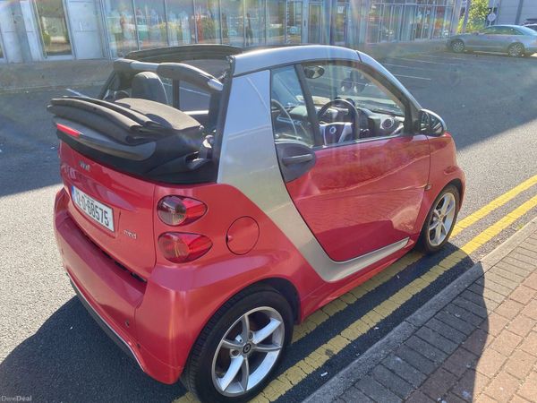 Smart Fortwo Convertible, Petrol, 2012, Red