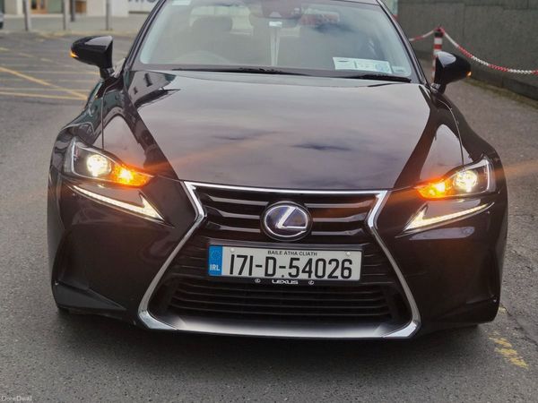 Lexus IS Saloon, Petrol Hybrid, 2017, Black