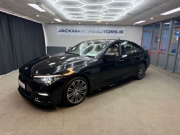 BMW 5-Series Saloon, Petrol Plug-in Hybrid, 2018, Black