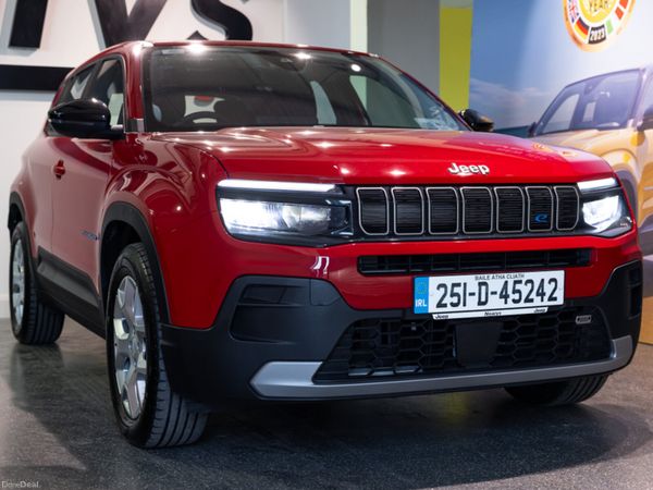 Jeep Avenger MPV, Electric, 2025, Red